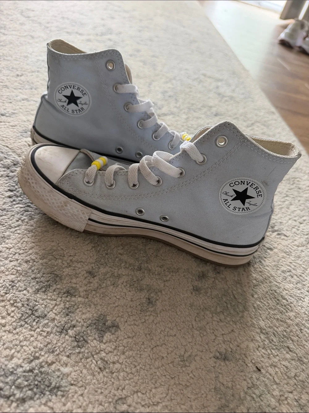 Converse Kids' Chuck Taylor All Star High Top Sneakers - Light Gray